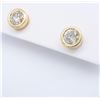Image 3 : 14KT Yellow Gold 1.36ctw Diamond Earrings
