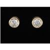 Image 4 : 14KT Yellow Gold 1.36ctw Diamond Earrings