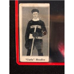 1923 V128-1 PAULIN'S CANDY #37 "Curly" Headley