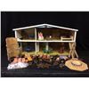 Image 1 : HAND MADE MINIATURE HOUSE COMPLETE WITH LOTS OF FURNISHINGS