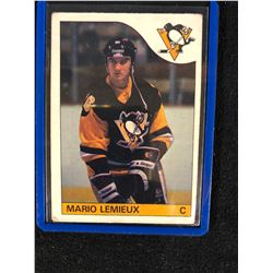 1985-86 OPC O-Pee-Chee Mario Lemieux RC #9