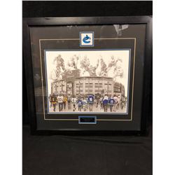 LIMITED EDITION "WE ARE ALL CANUCKS" 16" X 24"  FRAMED PRINT (1649/1970)