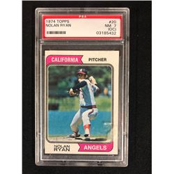 1974 TOPPS #20 NOLAN RYAN (NM 7) (OC) PSA GRADING