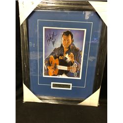 HONKY TONK MAN AUTOGRAPHED 16" X 20" FRAMED PHOTO W/ COA