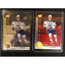 CONNOR McDAVID UPPER DECK SHINING STARS HOCKEY CARD LOT