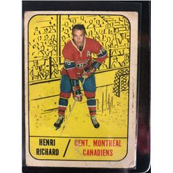 1967-68 TOPPS #72 HENRI RICHARD