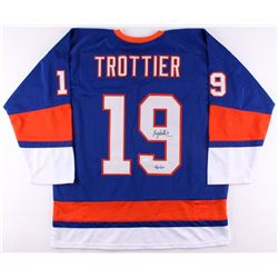 Bryan Trottier Signed Islanders Jersey Inscribed "HOF '97" (JSA COA)