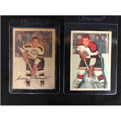 1953 PARKHURST HOCKEY CARD LOT (#96 DUMART, #72 FOGOLIN)