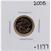 Image 1 : 2005 Great Britain Elizabeth II 1/2 Sovereign Gold Coin