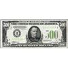 Image 1 : 1934 $500 Federal Reserve Note New York Light Green Seal