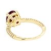 Image 3 : 14KT Yellow Gold 1.67 ctw Ruby and Diamond Ring