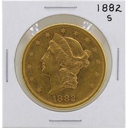 1882-S $20 Liberty Head Double Eagle Gold Coin