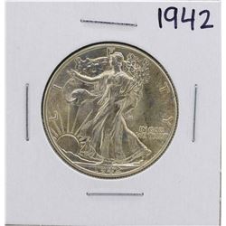 1942 Walking Liberty Half Dollar Coin