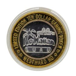 .999 Silver Westward Ho Casino Las Vegas $10 Casino Limited Edition Gaming Token