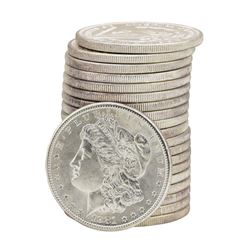 Roll of (20) 1881-S $1 Brilliant Uncirculated Morgan Silver Dollar Coins