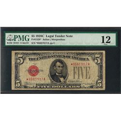 1928C $5 Legal Tender STAR Note Fr.1528* PMG Fine 12