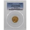Image 1 : 1911-D Strong D $2 1/2 Indian Head Quarter Eagle Gold Coin PCGS AU Details