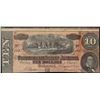 Image 1 : 1864 $10 Confederate States of America Note