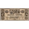Image 1 : 1800' $20 Canal Bank New Orleans Obsolete Note