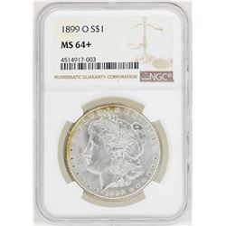 1899-O $1 Morgan Silver Dollar Coin NGC MS64+