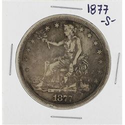 1877-S $1 Trade Silver Dollar Coin