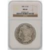 Image 1 : 1881-S $1 Morgan Silver Dollar Coin NGC MS64