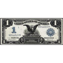 1899 $1 Black Eagle Silver Certificate Note