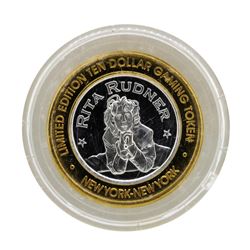 .999 Silver New York New York Casino Las Vegas $10 Limited Edition Gaming Token
