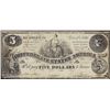 Image 1 : 1861 $5 Confederate States of America Note