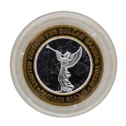 .999 Silver Caesars Palace Las Vegas, Nevada $10 Casino Limited Edition Gaming T