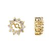Image 2 : 14KT Yellow Gold 0.75 ctw Diamond Earring Jackets
