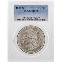 1884-O $1 Morgan Silver Dollar Coin PCGS MS63