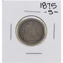 1875-S Twenty Cent Piece Coin