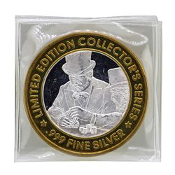 .999 Silver Bally Bart Tunica, Mississippi $10 Casino Limited Edition Gaming Tok