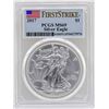 Image 1 : 2017 $1 American Silver Eagle Coin PCGS MS69 First Strike