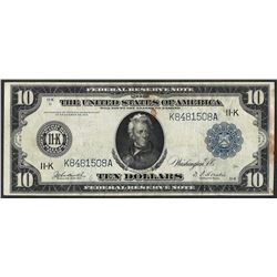 1914 $10 Federal Reserve Note Dallas