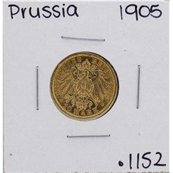 1905-A Germany-Prussia 10 Marks Gold Coin
