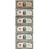 Image 1 : Lot of (6) 1928 $2 Legal Tender Notes