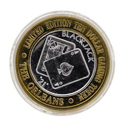 .999 Silver The Orleans Hotel & Casino Las Vegas, NV $10 Casino Token Limited Ed