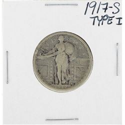 1917-S TYPE 1 Standing Liberty Quarter Coin