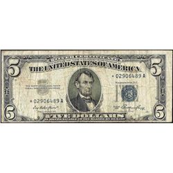 1953 $5 Silver Certificate STAR Note
