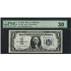 Image 1 : 1934 $1 Funnyback Silver Certificate Note Fr.1606 PMG Very Fine 30