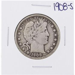 1908-S Barber Half Dollar Coin