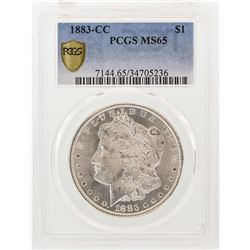 1883-CC $1 Morgan Silver Dollar Coin PCGS MS65