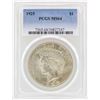 Image 1 : 1925 $1 Peace Silver Dollar Coin PCGS MS64