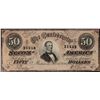 Image 1 : 1864 $50 Confederate States of America Note