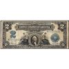Image 1 : 1899 $2 Mini-Porthole Silver Certificate Note