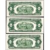 Image 2 : Lot of (3) 1953B $2 Legal Tender Notes