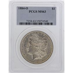 1884-O $1 Morgan Silver Dollar Coin PCGS MS63