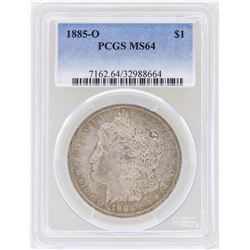 1885-O $1 Morgan Silver Dollar Coin PCGS MS64